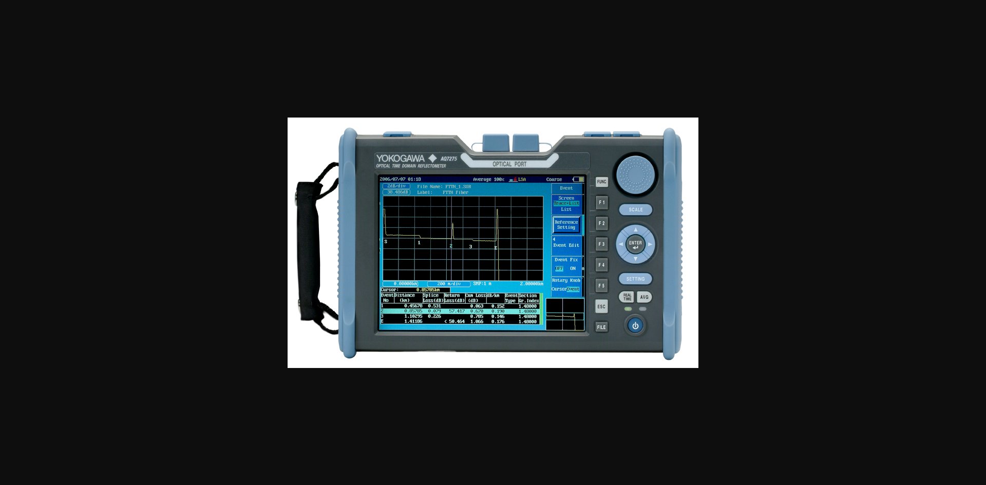 Yokogawa AQ7275 OTDR Front View